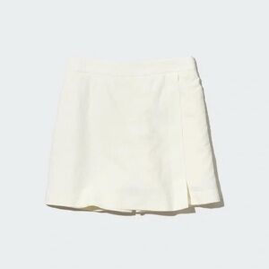 Uniqlo Linen Cream Skort